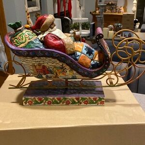 2004 Retired Jim Shore “Delivering Joy” Sleigh